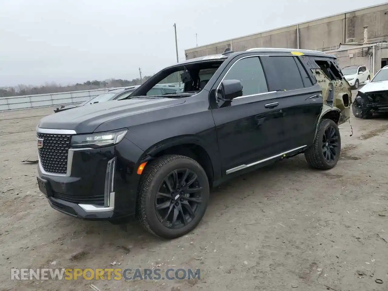 1 Photograph of a damaged car 1GYS4BKL9MR215159 CADILLAC ESCALADE 2021