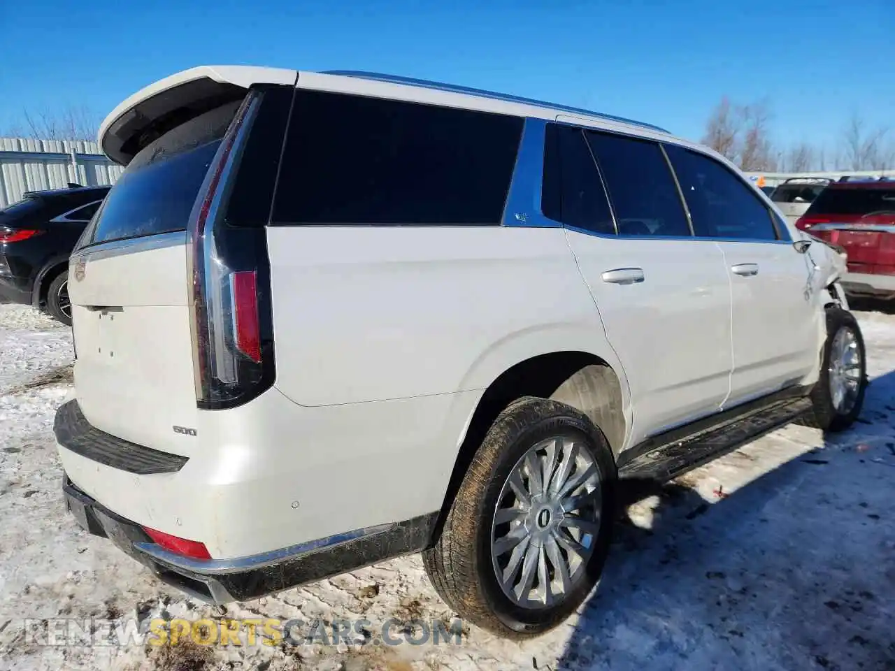 3 Photograph of a damaged car 1GYS4BKLXMR310698 CADILLAC ESCALADE 2021