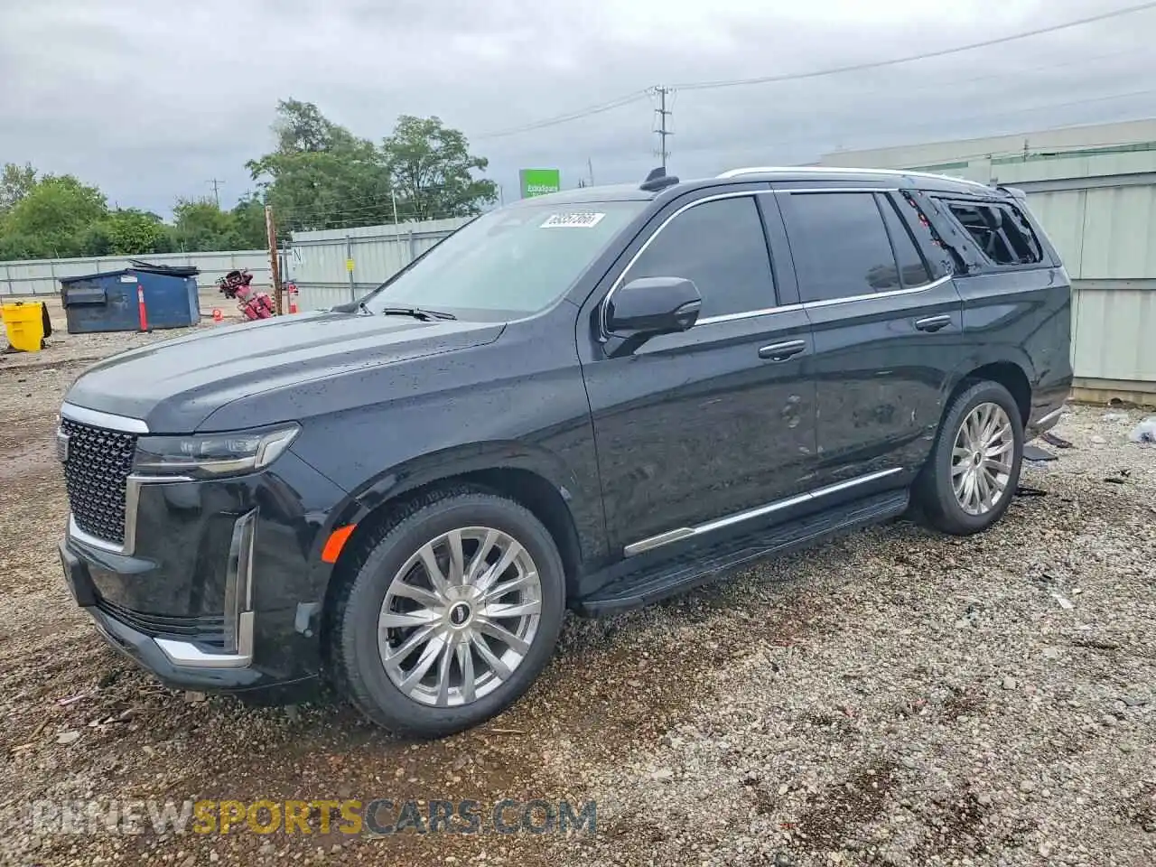 1 Photograph of a damaged car 1GYS4CKL9MR170830 CADILLAC ESCALADE 2021