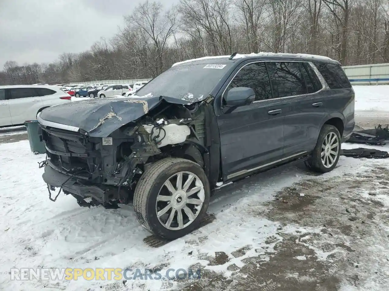 1 Photograph of a damaged car 1GYS4DKL2MR193839 CADILLAC ESCALADE 2021