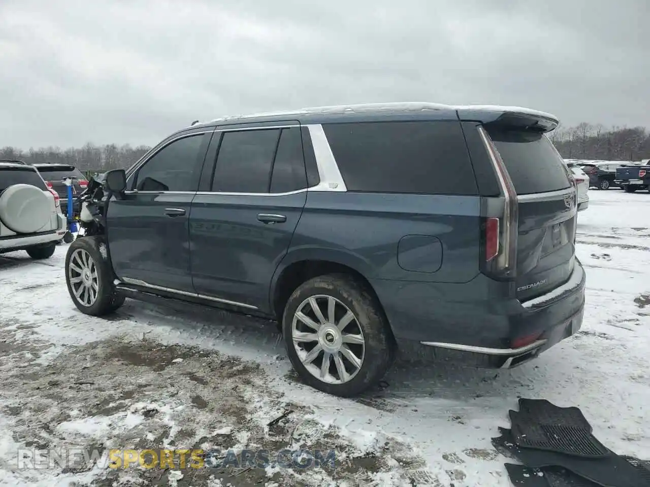 2 Photograph of a damaged car 1GYS4DKL2MR193839 CADILLAC ESCALADE 2021