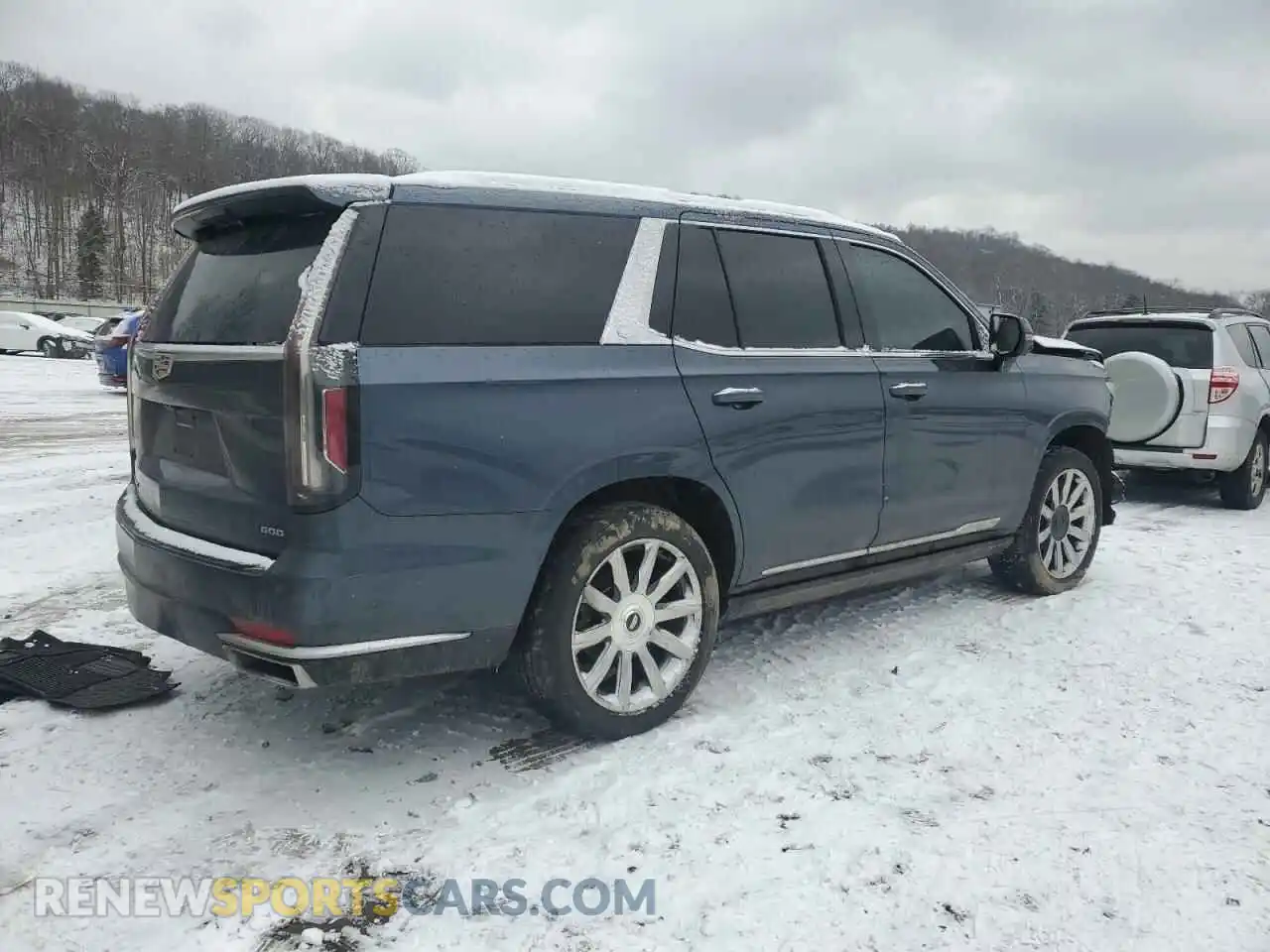 3 Photograph of a damaged car 1GYS4DKL2MR193839 CADILLAC ESCALADE 2021