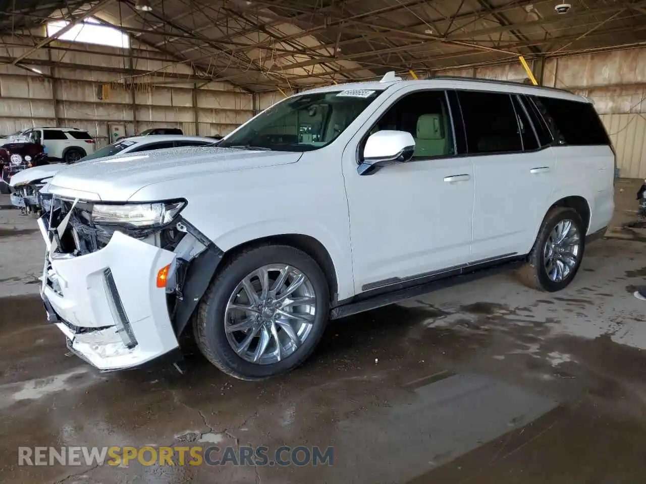 1 Photograph of a damaged car 1GYS4DKL5MR327257 CADILLAC ESCALADE 2021