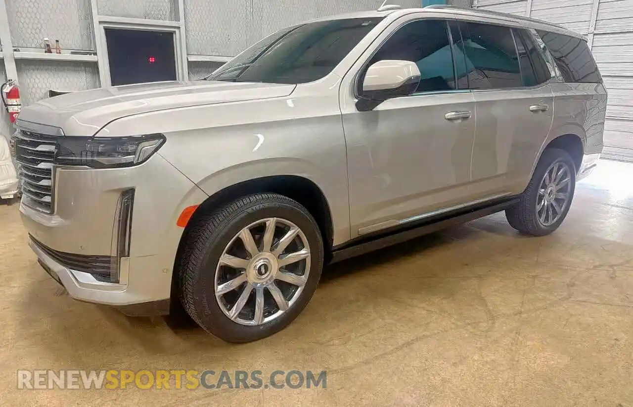 2 Photograph of a damaged car 1GYS4DKL6MR242198 CADILLAC ESCALADE 2021