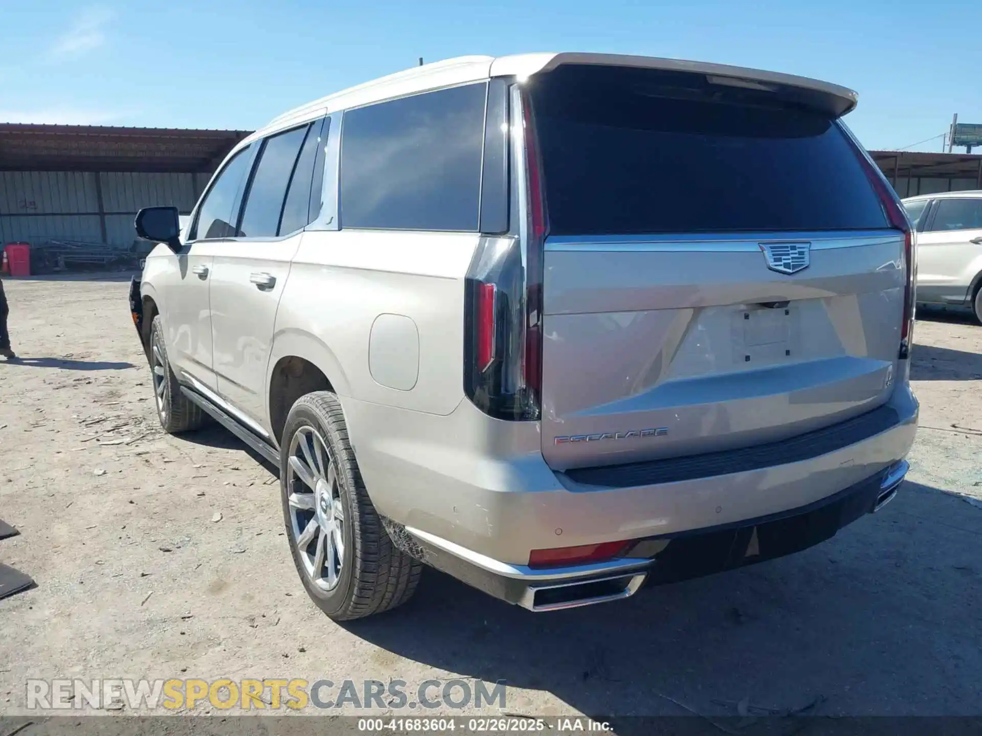 3 Photograph of a damaged car 1GYS4DKL7MR370983 CADILLAC ESCALADE 2021