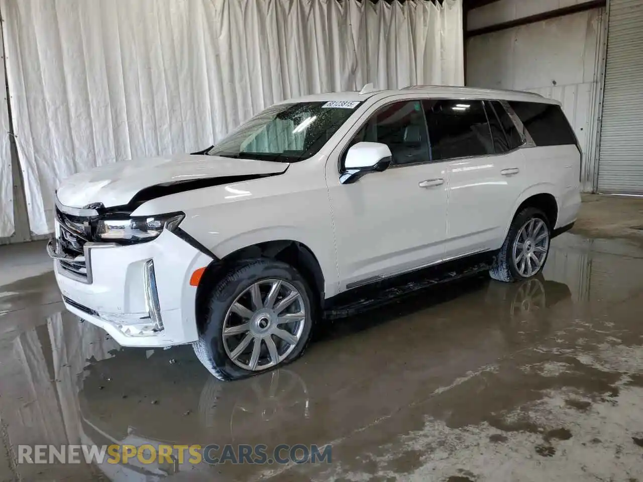 1 Photograph of a damaged car 1GYS4DKL9MR443397 CADILLAC ESCALADE 2021