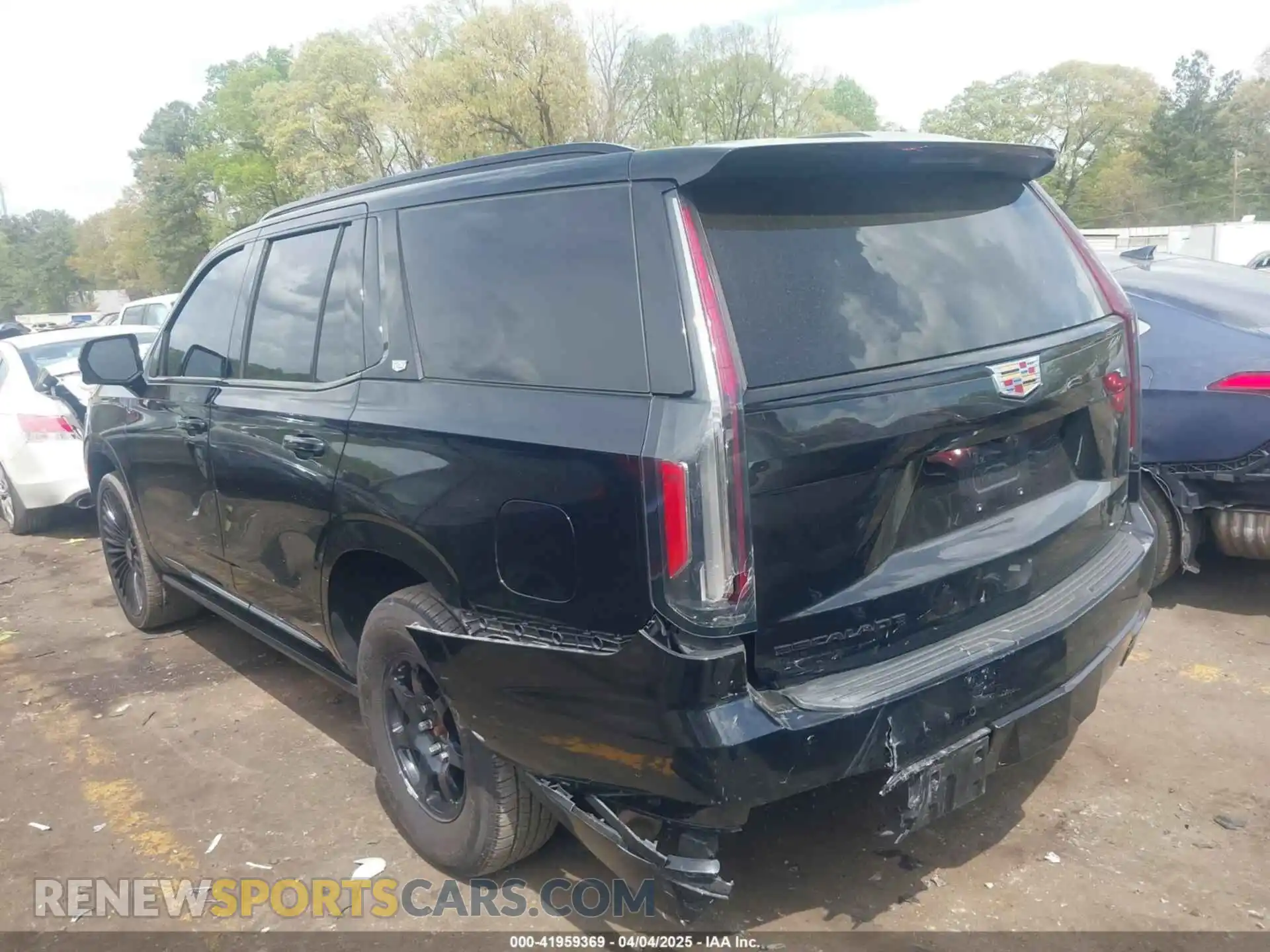 3 Photograph of a damaged car 1GYS4FKL3MR267426 CADILLAC ESCALADE 2021