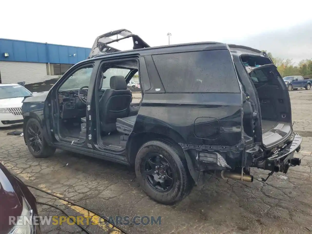 2 Photograph of a damaged car 1GYS4FKL6MR282566 CADILLAC ESCALADE 2021