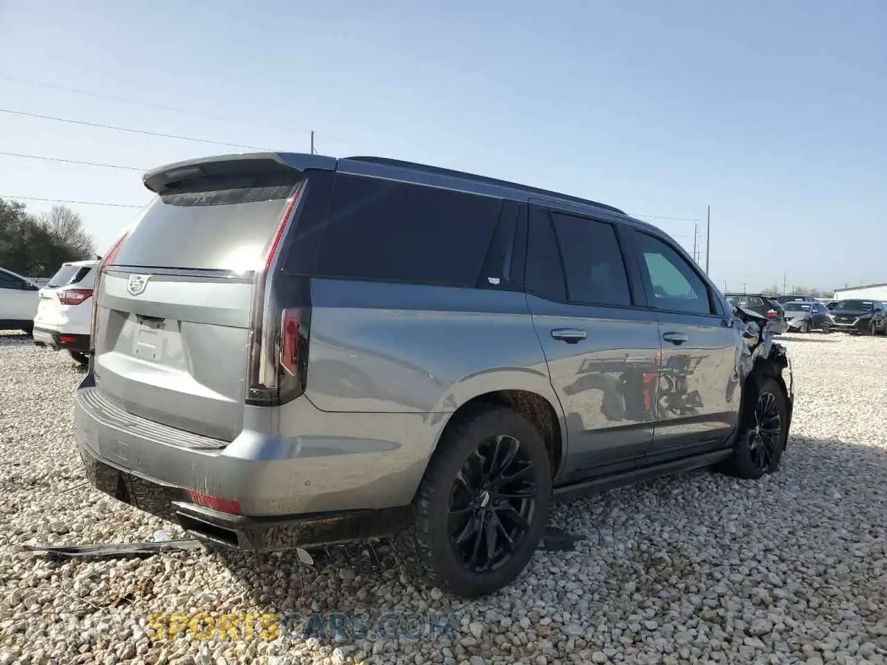 3 Photograph of a damaged car 1GYS4FKL8MR242134 CADILLAC ESCALADE 2021