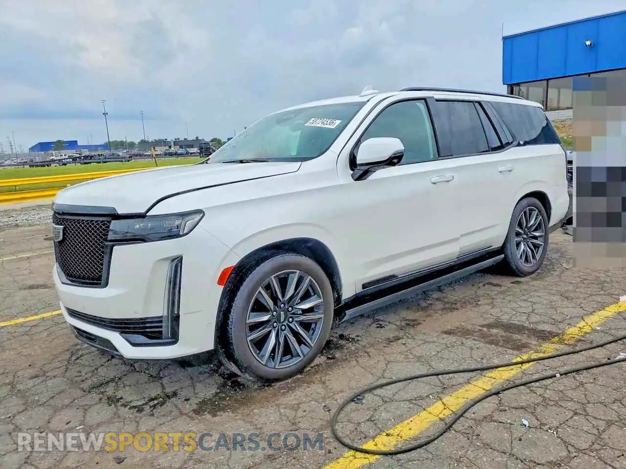 1 fotografías del automóvil dañado 1GYS4FKLXMR375798 CADILLAC ESCALADE 2021