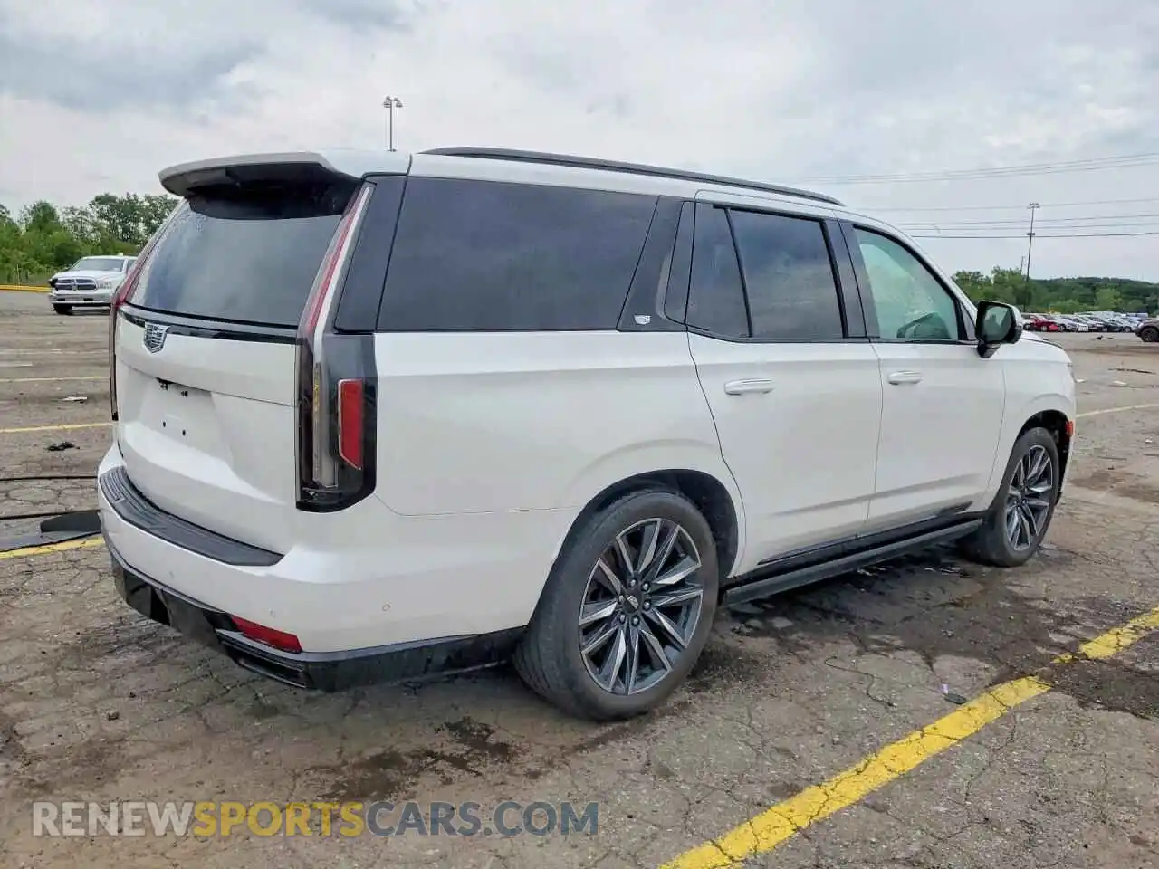 3 fotografías del automóvil dañado 1GYS4FKLXMR375798 CADILLAC ESCALADE 2021