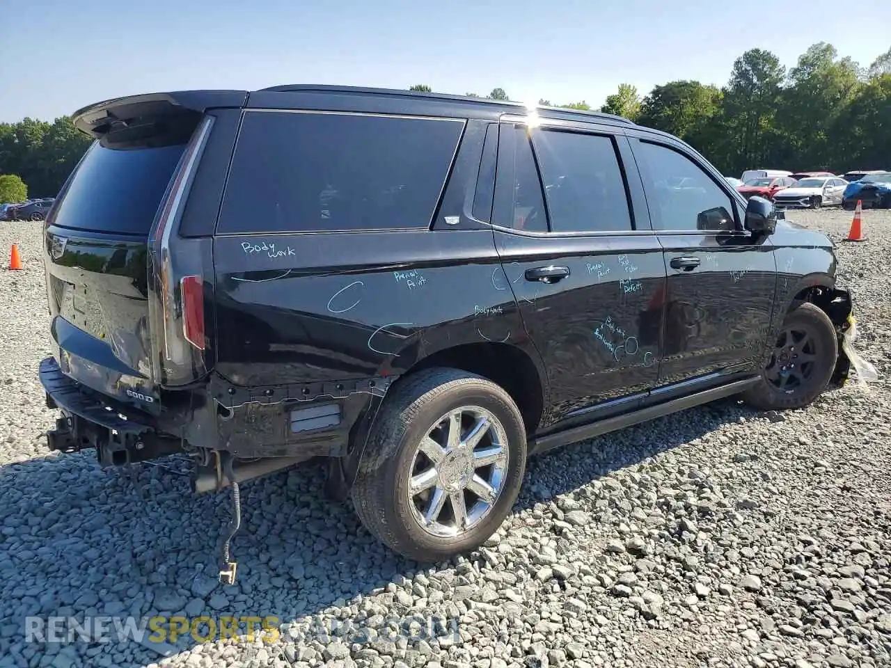 3 Фотография поврежденного автомобиля 1GYS4FKT6MR273088 CADILLAC ESCALADE 2021
