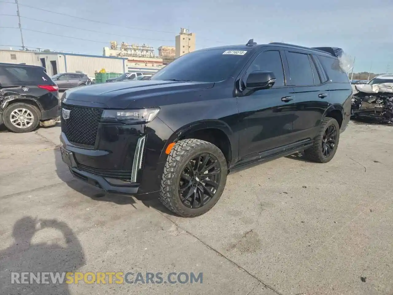 1 Фотография поврежденного автомобиля 1GYS4GKL2MR318839 CADILLAC ESCALADE 2021