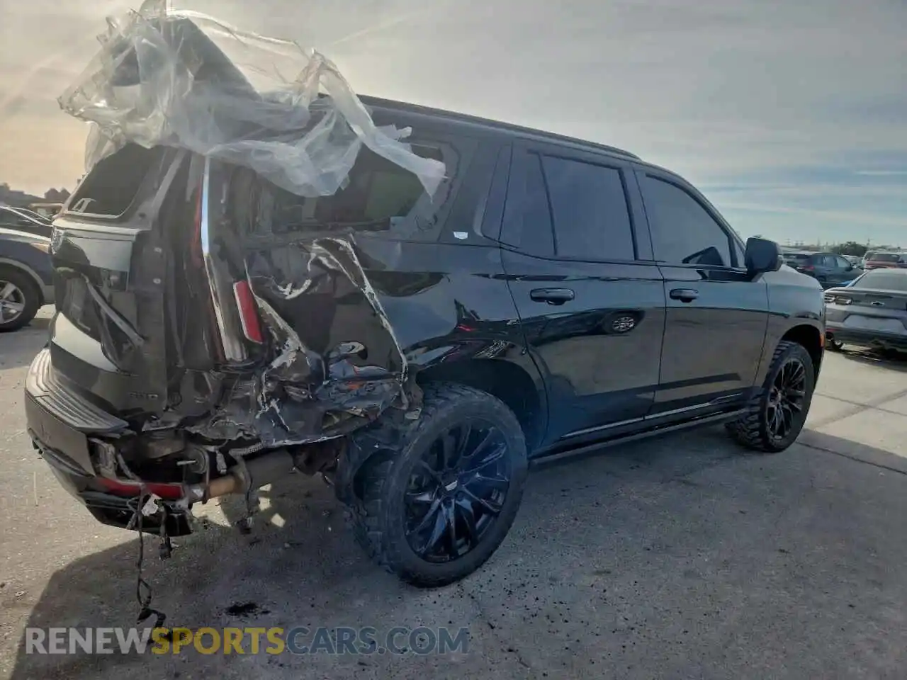 3 Фотография поврежденного автомобиля 1GYS4GKL2MR318839 CADILLAC ESCALADE 2021