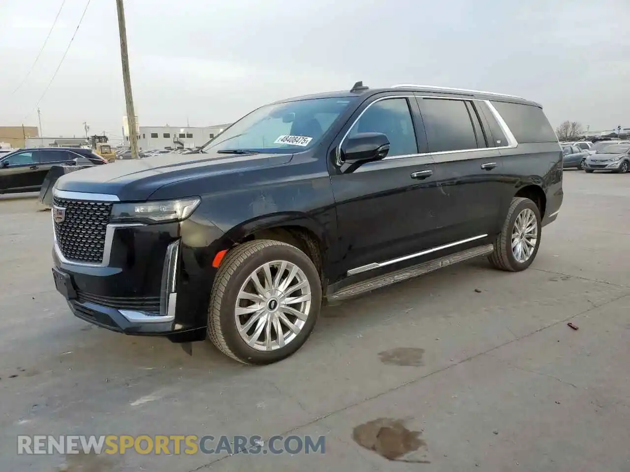 1 Фотография поврежденного автомобиля 1GYS4JKL6MR403289 CADILLAC ESCALADE 2021