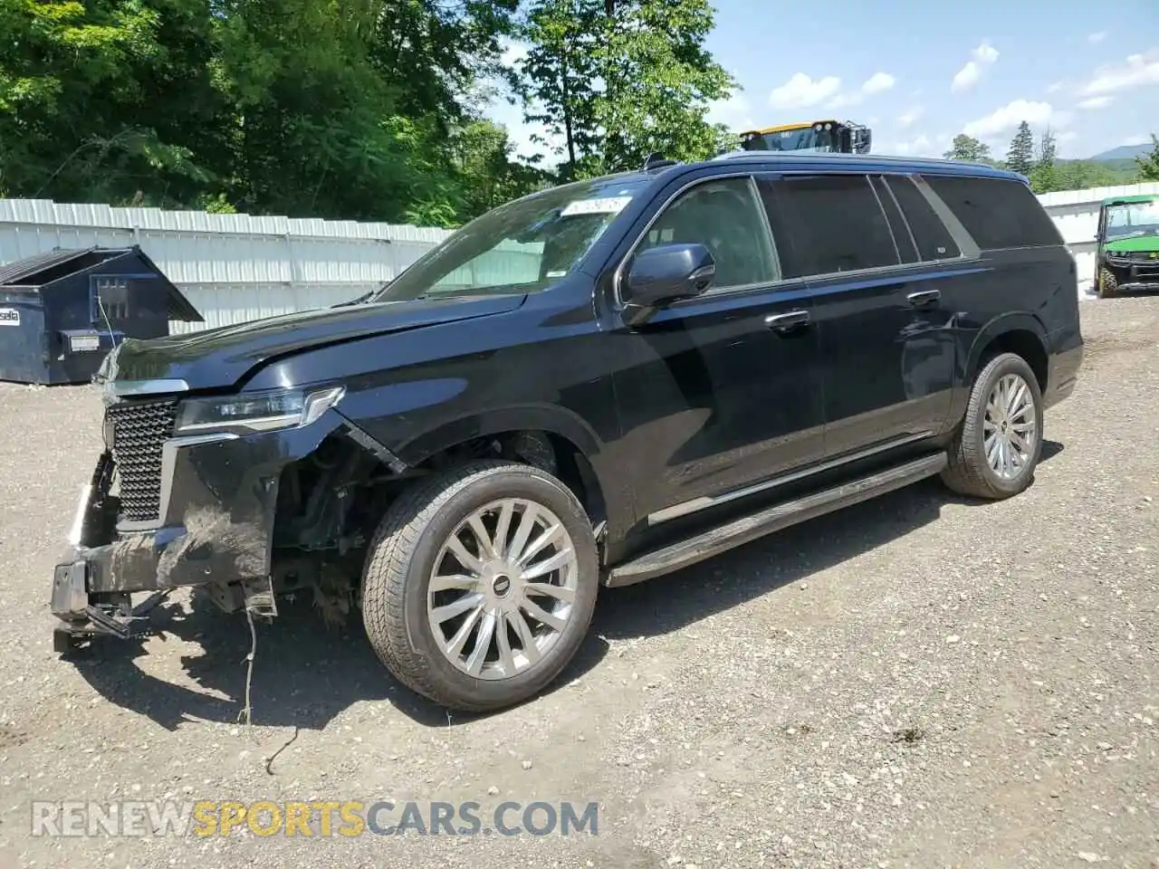 1 Photograph of a damaged car 1GYS4KKL9MR447275 CADILLAC ESCALADE 2021