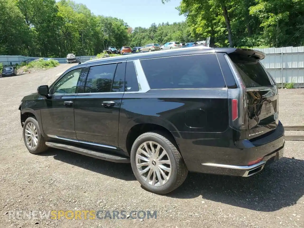 2 Photograph of a damaged car 1GYS4KKL9MR447275 CADILLAC ESCALADE 2021