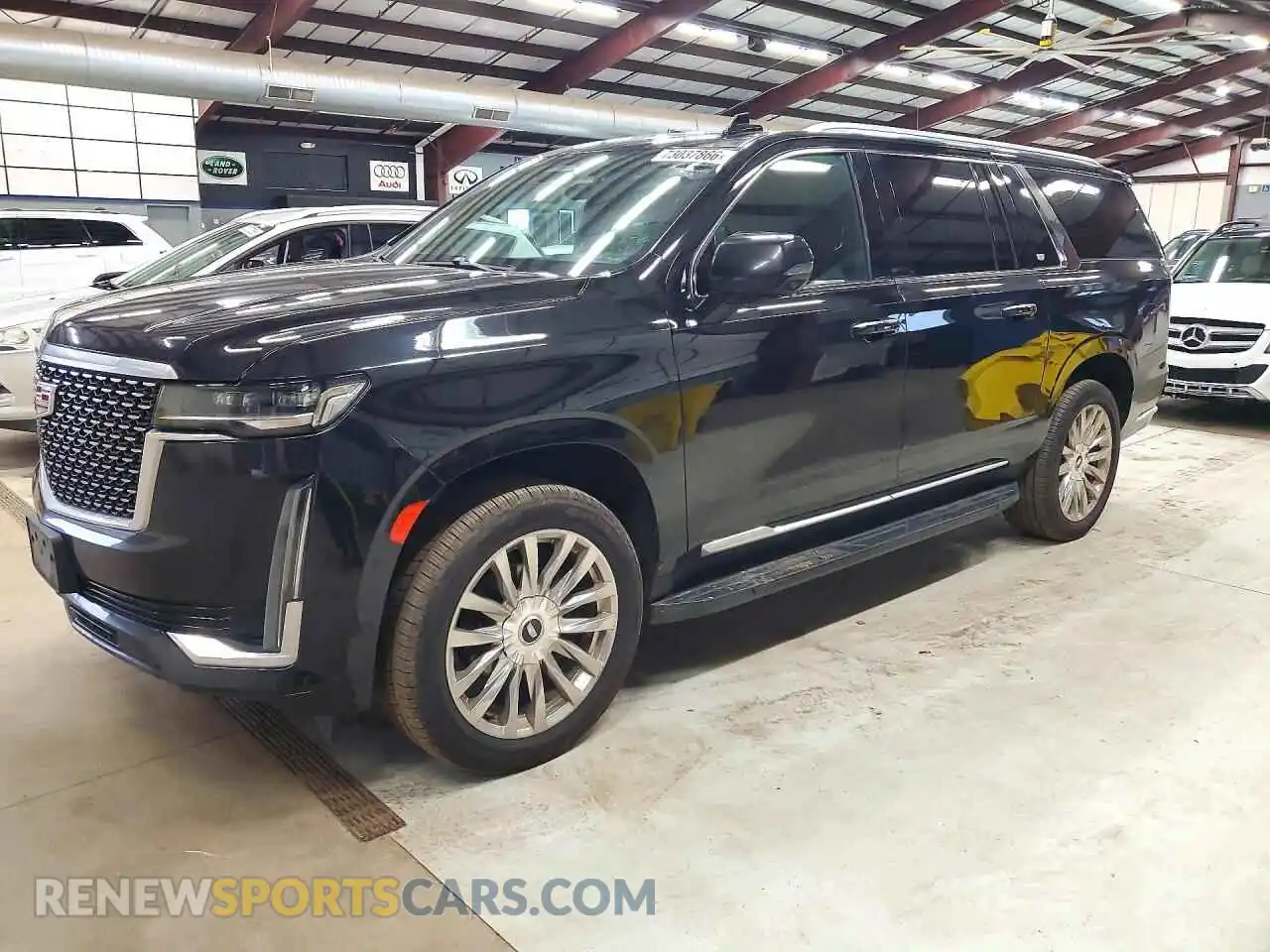 1 Photograph of a damaged car 1GYS4LKL8MR166512 CADILLAC ESCALADE 2021