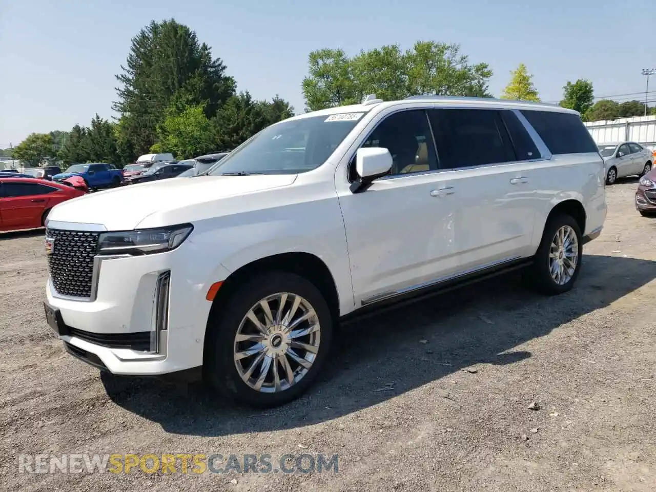 1 Photograph of a damaged car 1GYS4LKL9MR262858 CADILLAC ESCALADE 2021