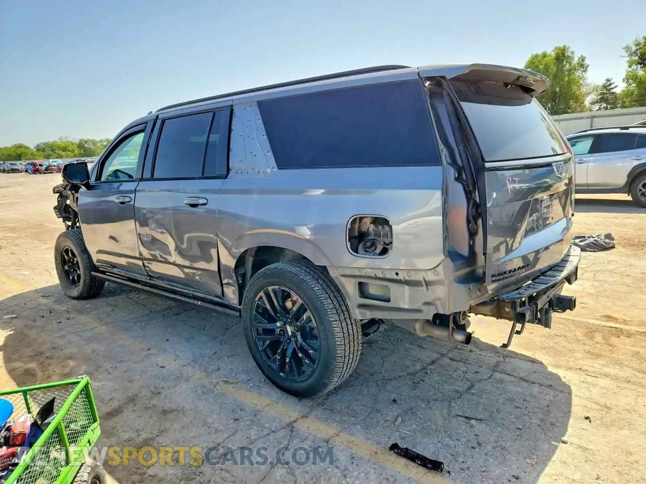 2 Фотография поврежденного автомобиля 1GYS4PKL4MR333293 CADILLAC ESCALADE 2021