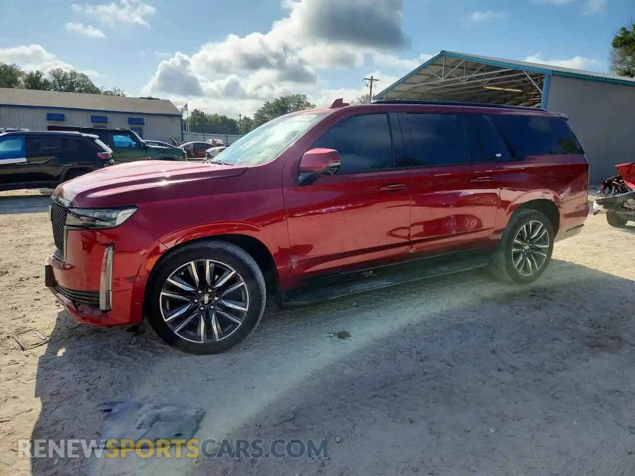 1 Фотография поврежденного автомобиля 1GYS4RKL6MR490609 CADILLAC ESCALADE 2021