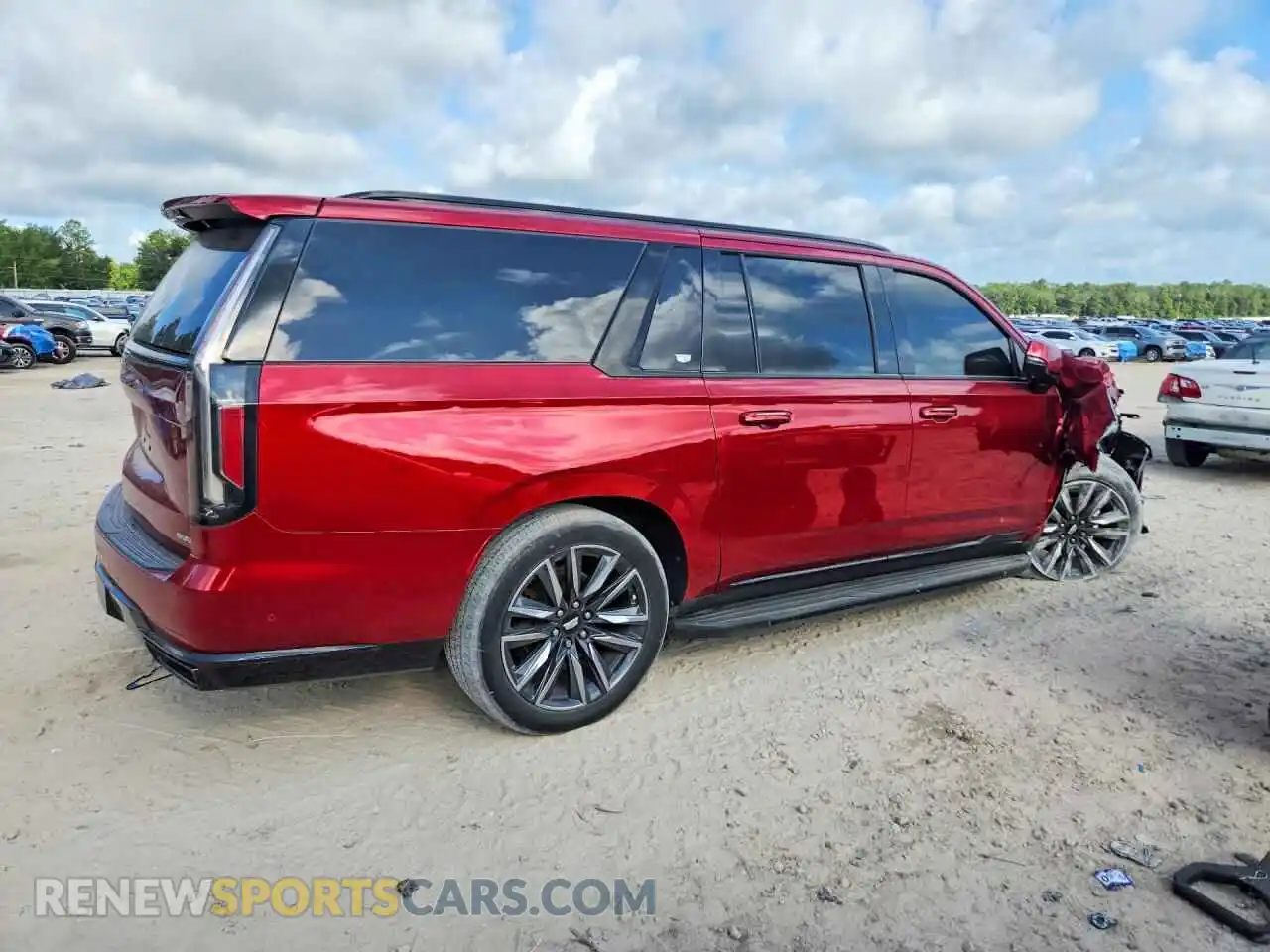 3 Фотография поврежденного автомобиля 1GYS4RKL6MR490609 CADILLAC ESCALADE 2021