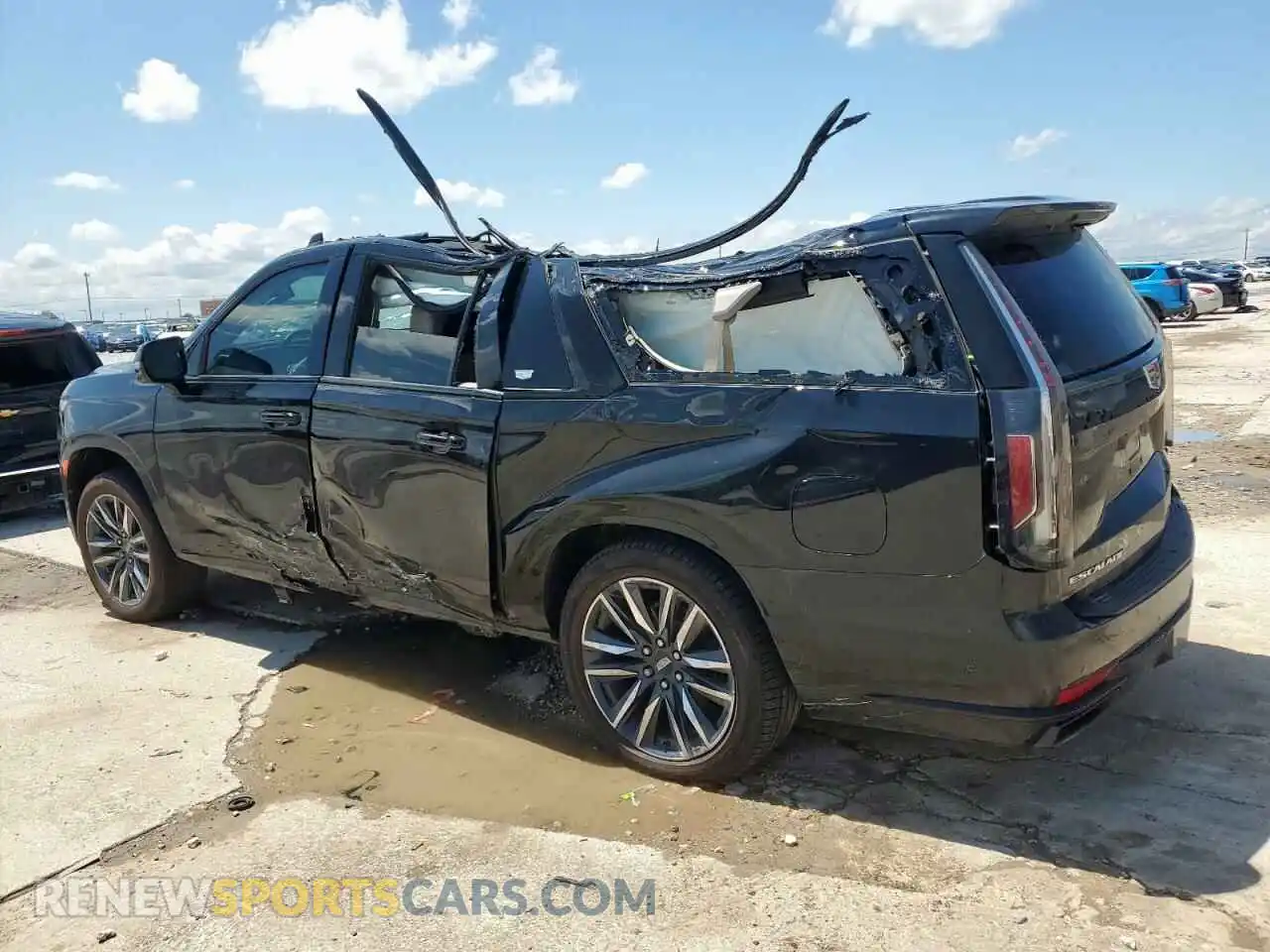 2 Photograph of a damaged car 1GYS4RKL9MR295703 CADILLAC ESCALADE 2021