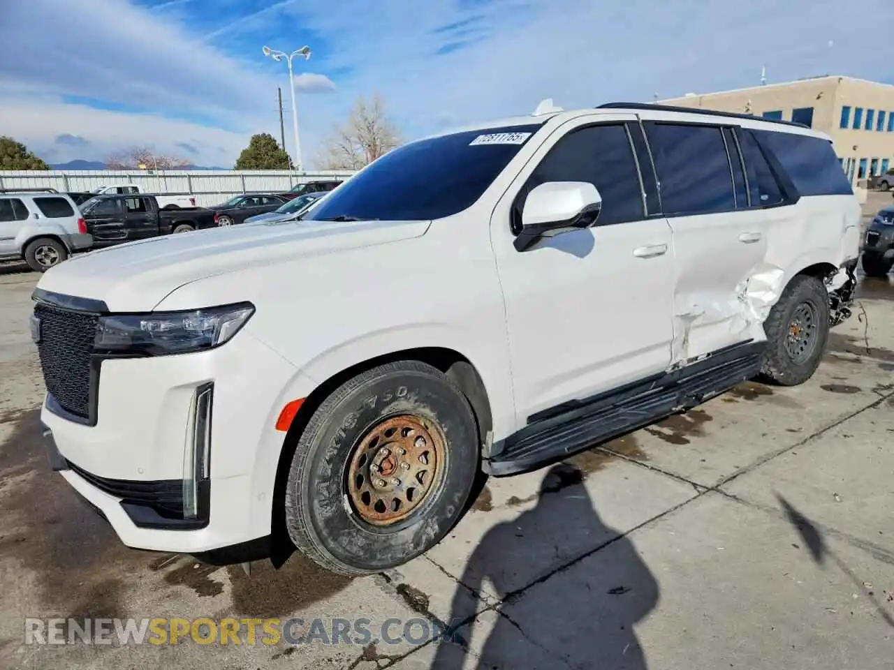 1 fotografías del automóvil dañado 1GYS4RKT7MR362525 CADILLAC ESCALADE 2021
