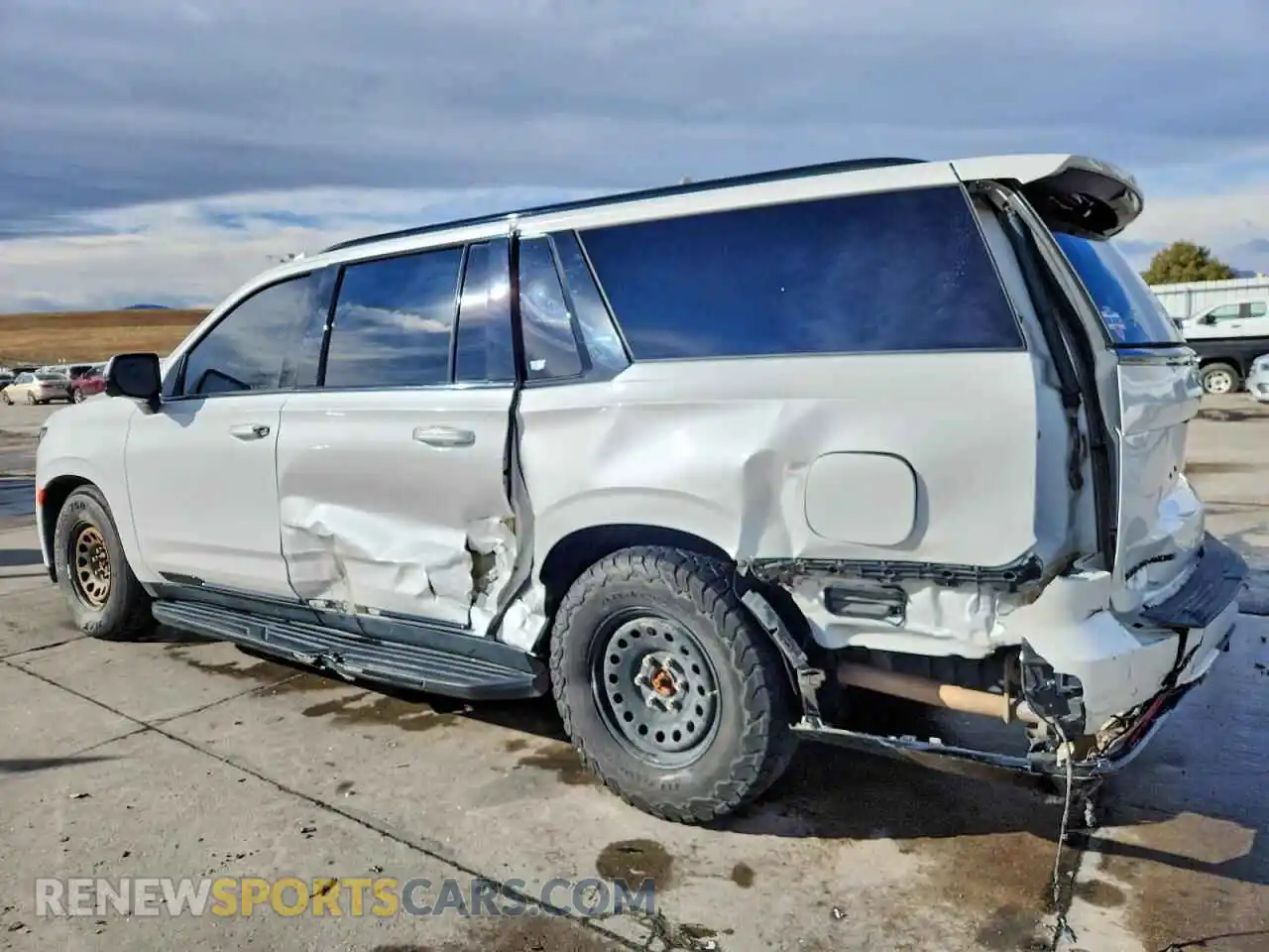 2 fotografías del automóvil dañado 1GYS4RKT7MR362525 CADILLAC ESCALADE 2021