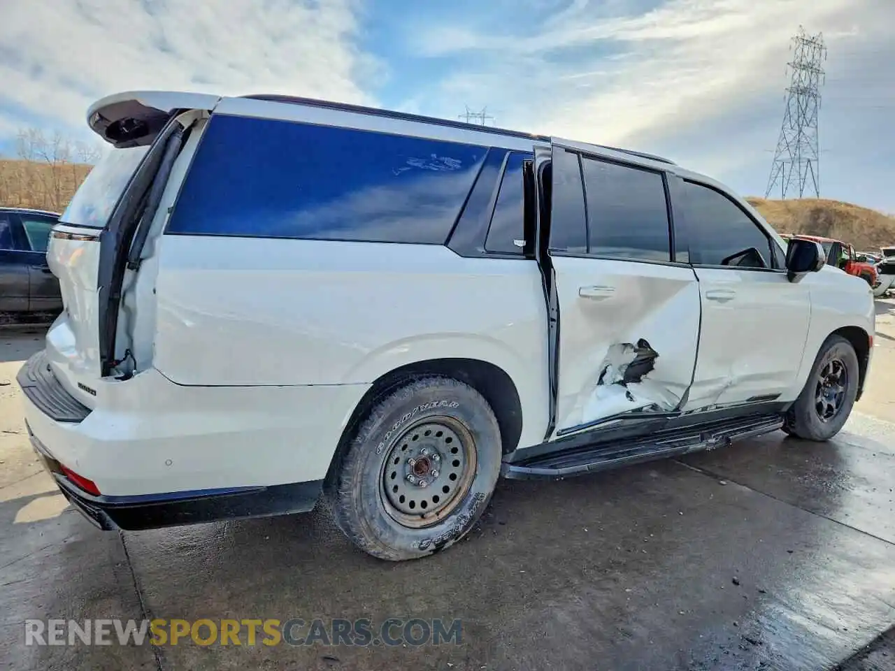 3 fotografías del automóvil dañado 1GYS4RKT7MR362525 CADILLAC ESCALADE 2021