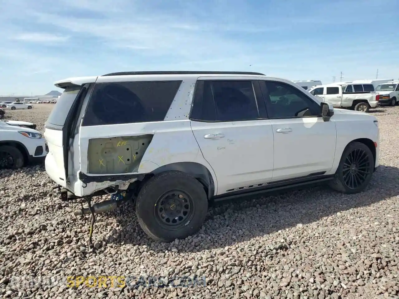 3 Photograph of a damaged car 1GYS4GKL8NR129095 CADILLAC ESCALADE 2022