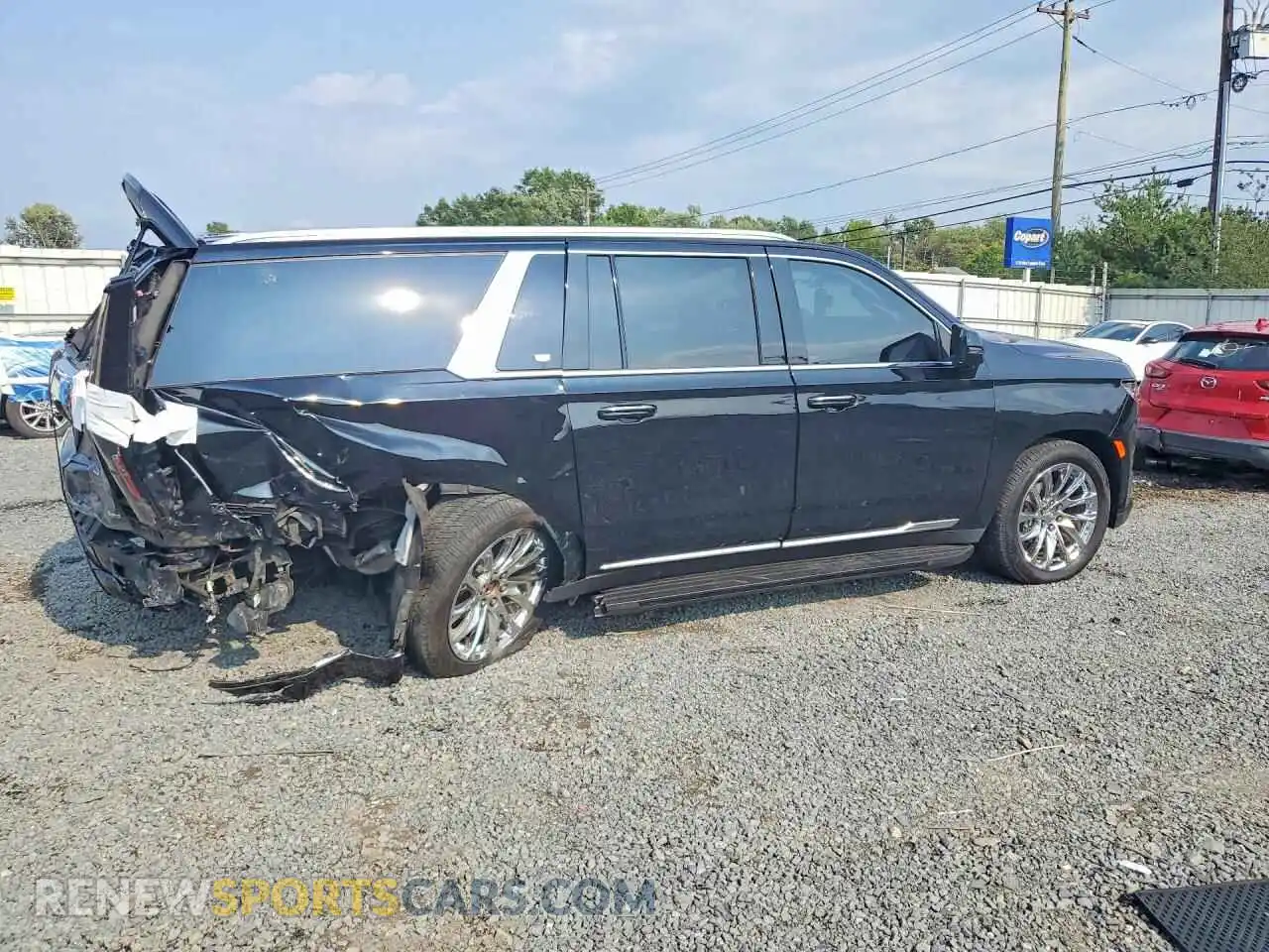 3 Фотография поврежденного автомобиля 1GYS4JKL3NR111925 CADILLAC ESCALADE 2022