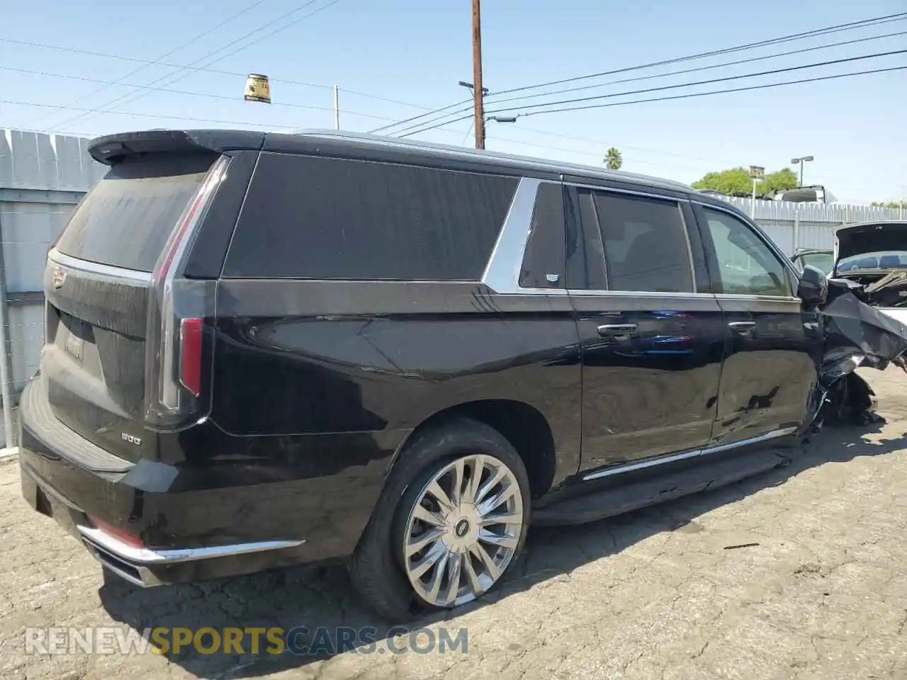 3 Photograph of a damaged car 1GYS3KKL4PR473368 CADILLAC ESCALADE 2023