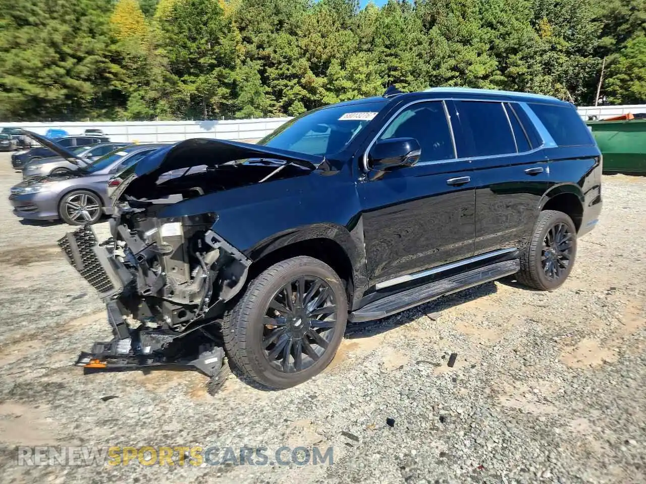 1 Photograph of a damaged car 1GYS4BKL9PR361792 CADILLAC ESCALADE 2023