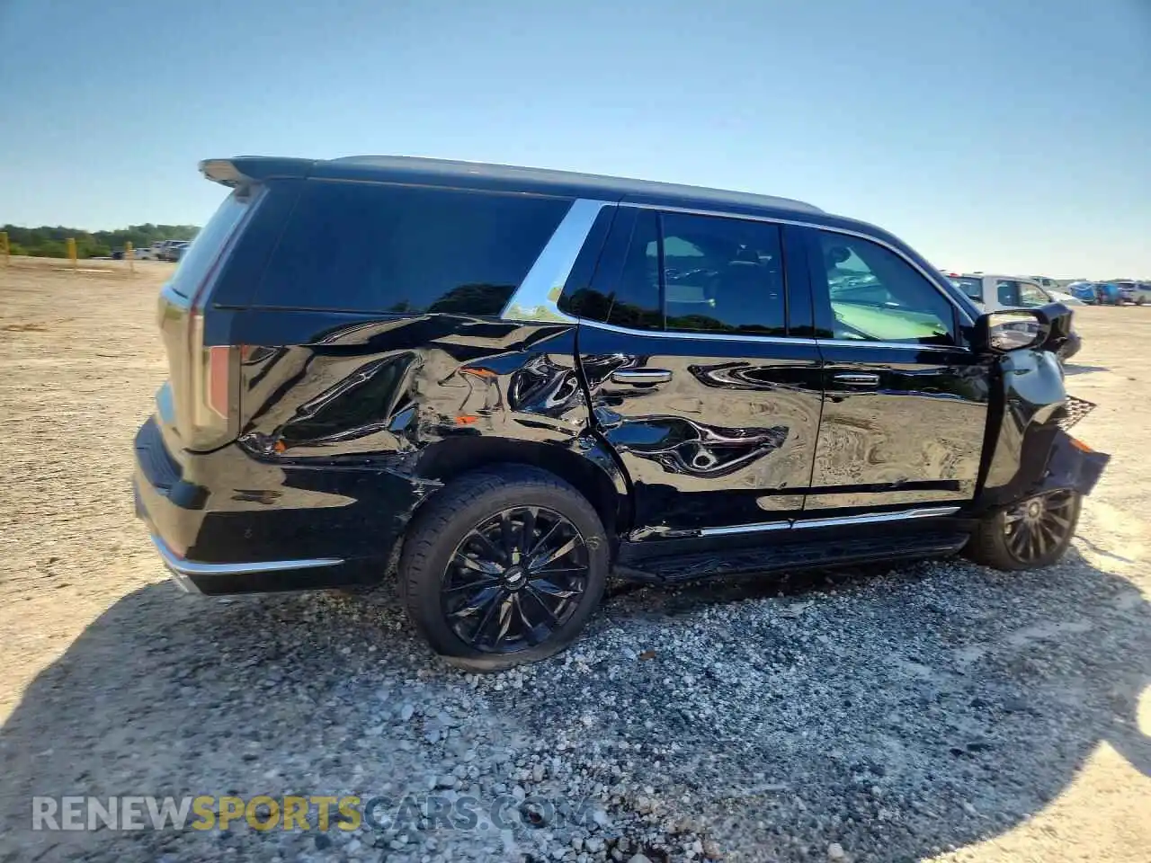 3 Photograph of a damaged car 1GYS4BKL9PR361792 CADILLAC ESCALADE 2023