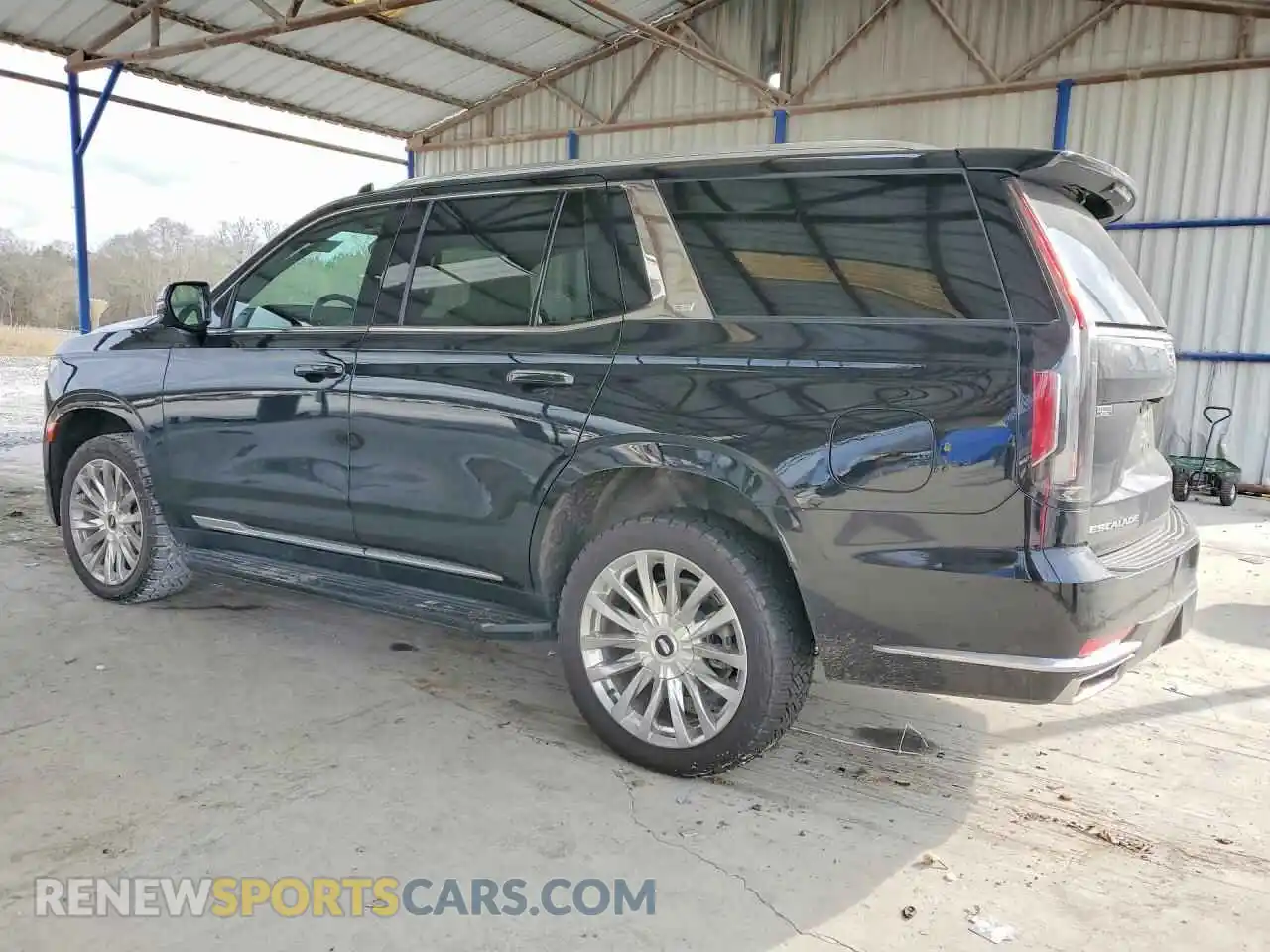 2 Photograph of a damaged car 1GYS4BKLXPR316893 CADILLAC ESCALADE 2023