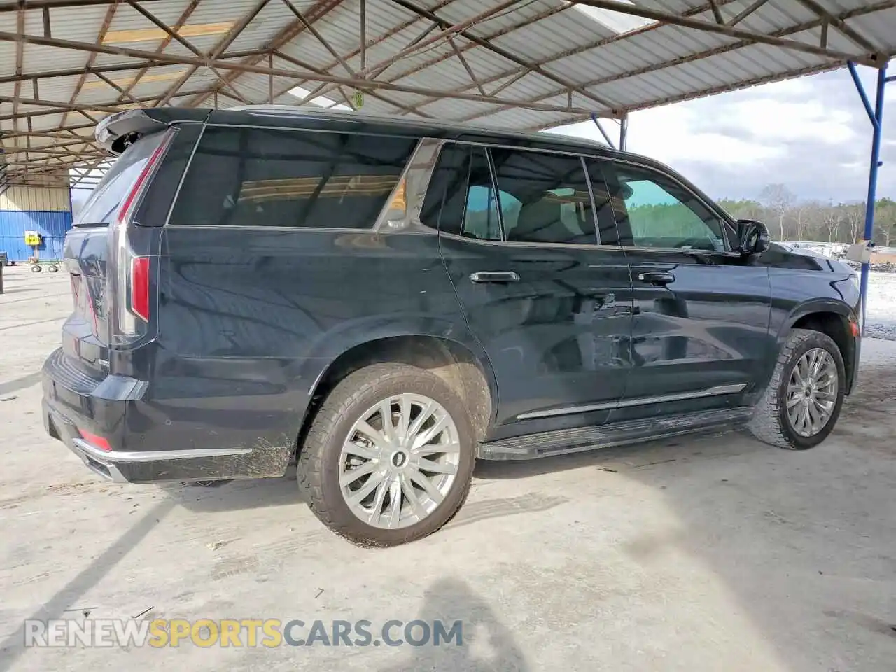 3 Photograph of a damaged car 1GYS4BKLXPR316893 CADILLAC ESCALADE 2023