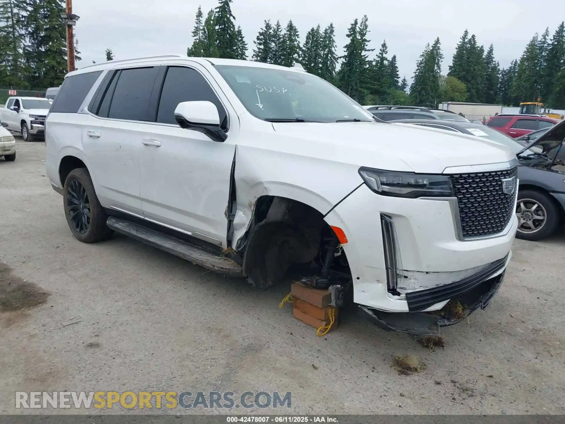 1 Photograph of a damaged car 1GYS4BKT3PR525151 CADILLAC ESCALADE 2023