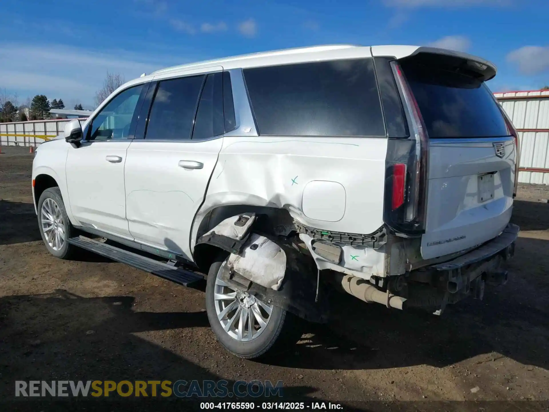 3 Photograph of a damaged car 1GYS4CKL4PR406207 CADILLAC ESCALADE 2023
