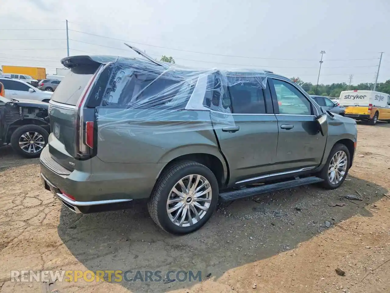 3 Photograph of a damaged car 1GYS4CKL4PR532499 CADILLAC ESCALADE 2023