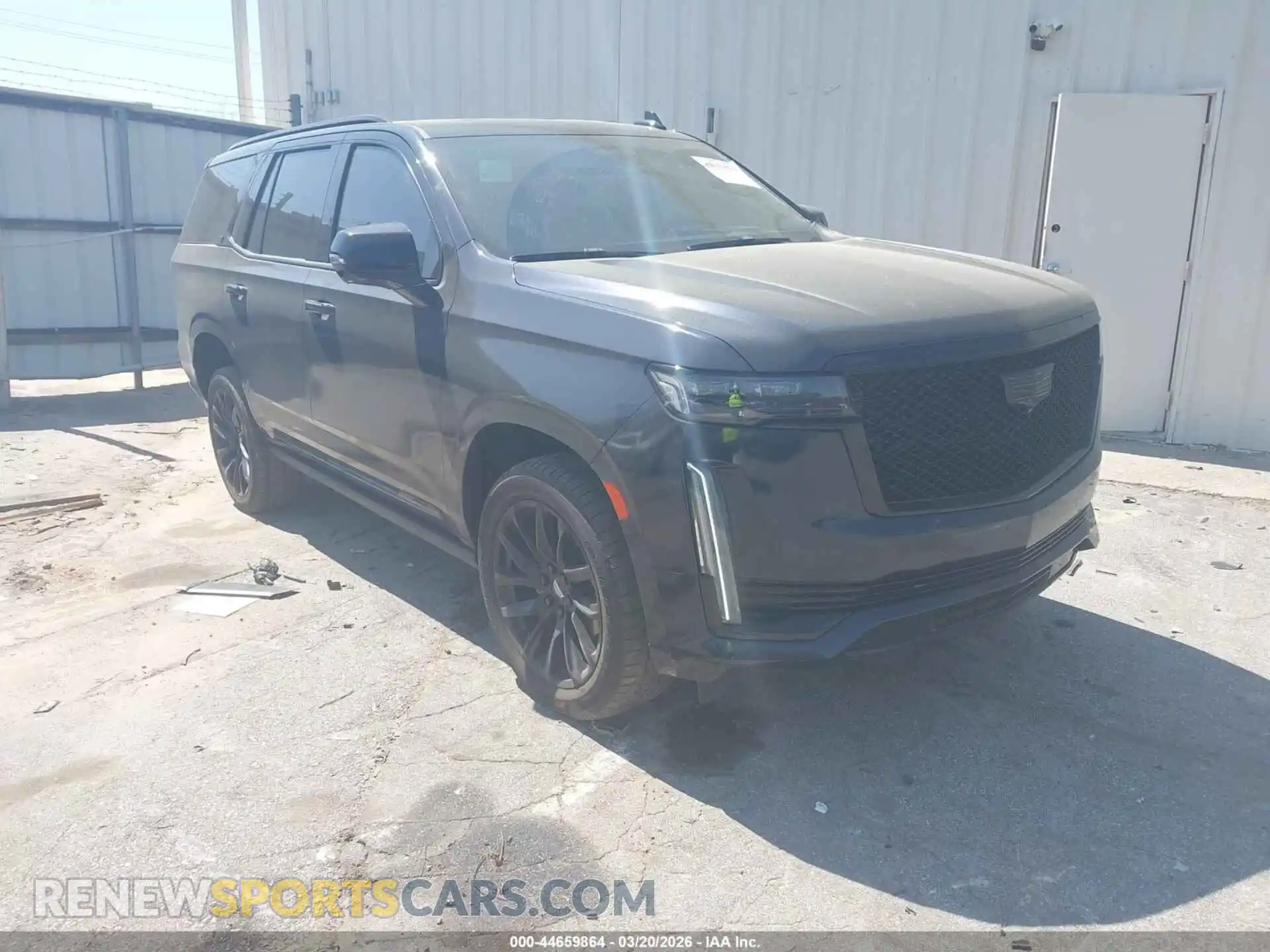 1 Photograph of a damaged car 1GYS4FKL2PR121846 CADILLAC ESCALADE 2023