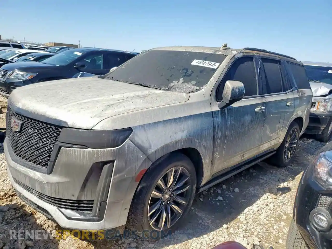 1 Photograph of a damaged car 1GYS4FKL6PR280319 CADILLAC ESCALADE 2023
