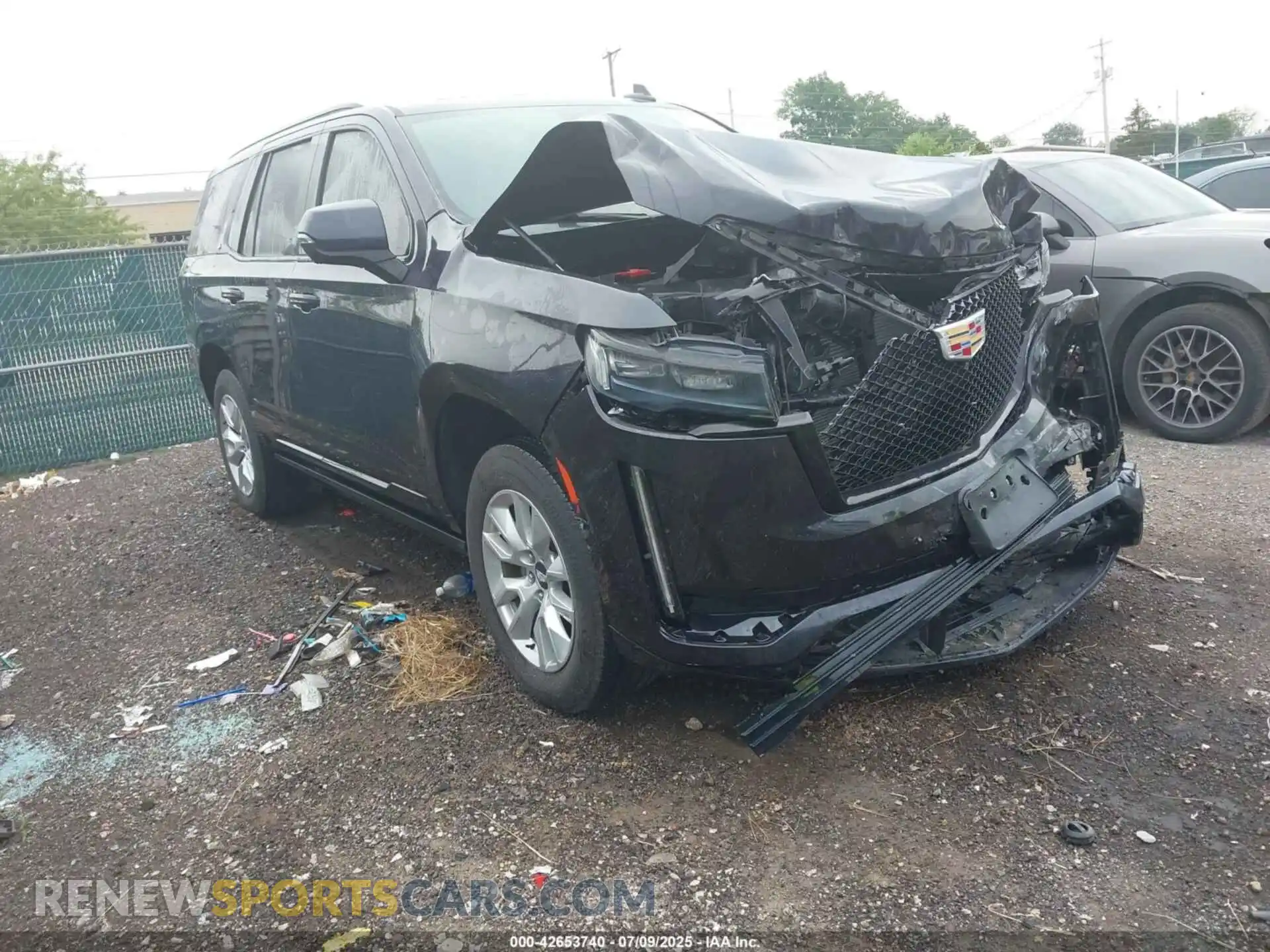 1 Photograph of a damaged car 1GYS4FKL8PR153863 CADILLAC ESCALADE 2023