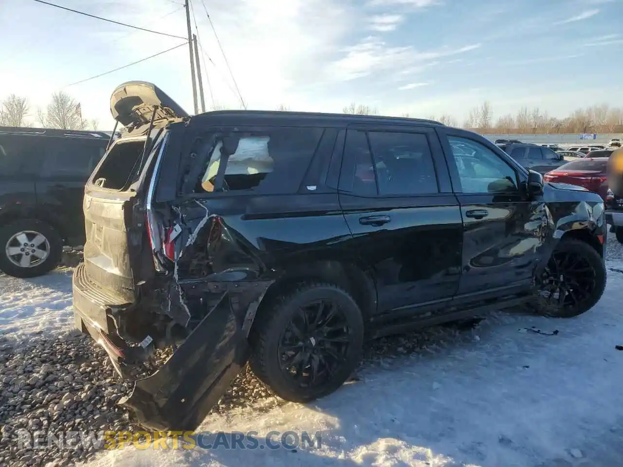 3 Photograph of a damaged car 1GYS4FKLXPR131637 CADILLAC ESCALADE 2023