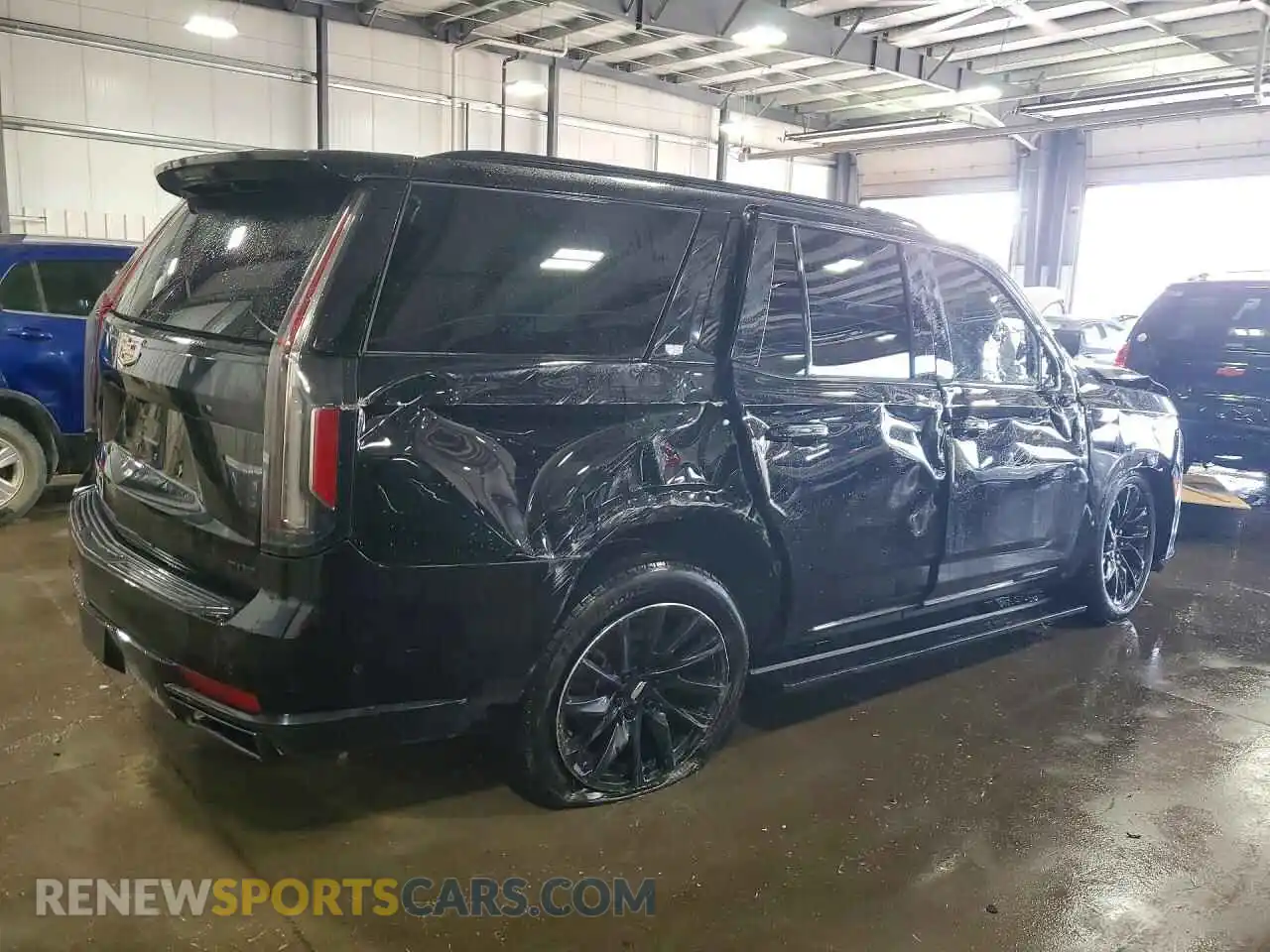 3 Photograph of a damaged car 1GYS4GKL2PR393979 CADILLAC ESCALADE 2023