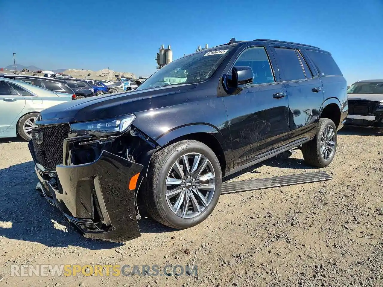 1 Photograph of a damaged car 1GYS4GKLXPR227533 CADILLAC ESCALADE 2023