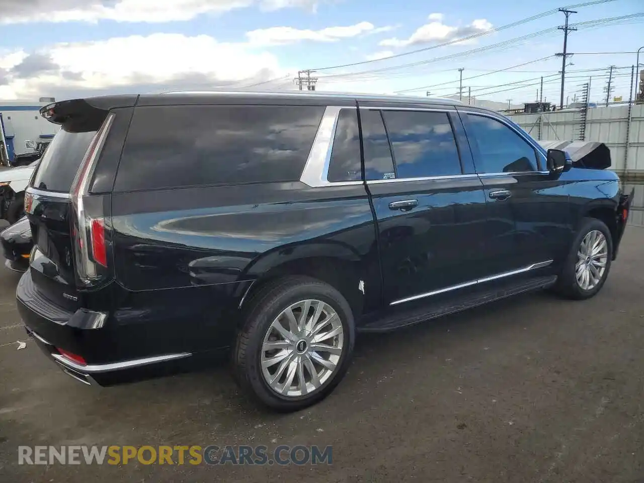 3 fotografías del automóvil dañado 1GYS4JKT5PR442363 CADILLAC ESCALADE 2023