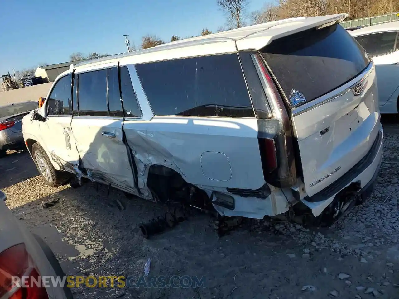2 Photograph of a damaged car 1GYS4KKL9PR180854 CADILLAC ESCALADE 2023