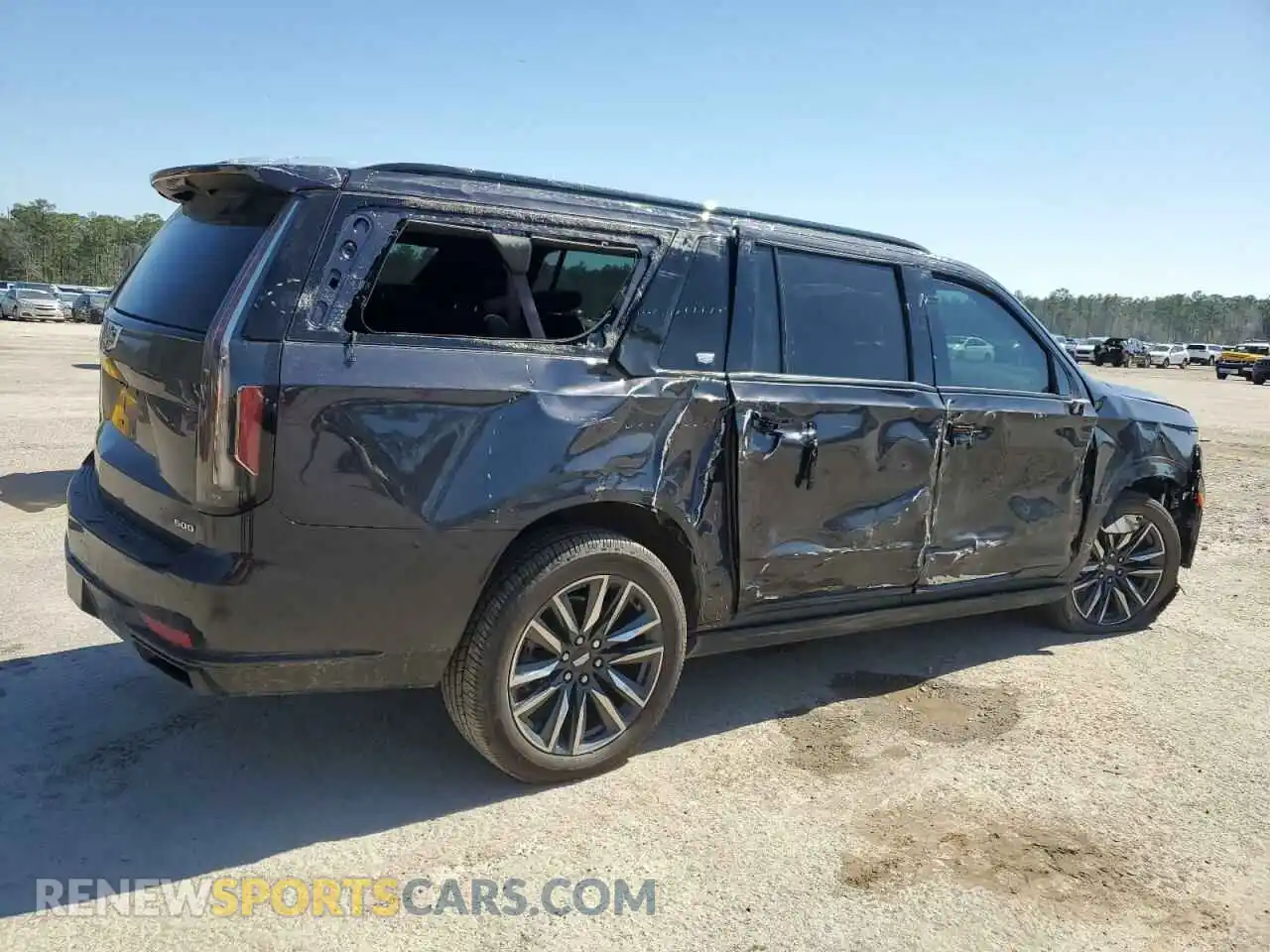 3 Photograph of a damaged car 1GYS4RKL7PR409072 CADILLAC ESCALADE 2023