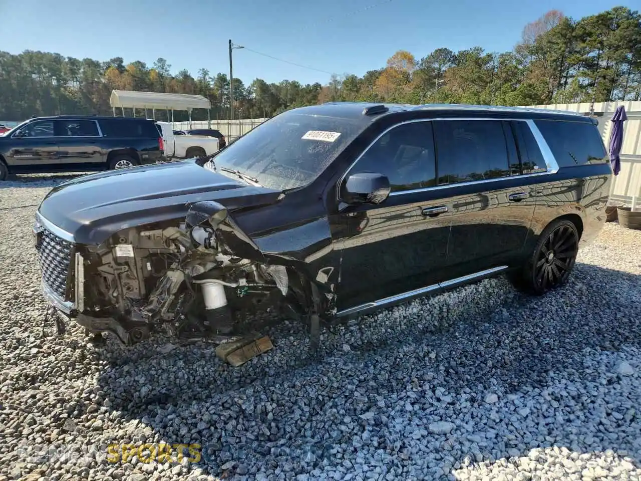 1 fotografías del automóvil dañado 1GYS9LRL5SR247567 CADILLAC ESCALADE 2025